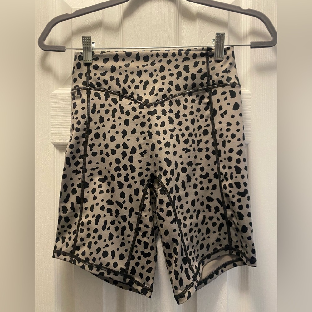 Balance Athletica/Vitality Leopard Print Bike Shorts